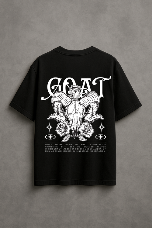 "GOATLINE 001" Unisex Oversized Classic Tshirt