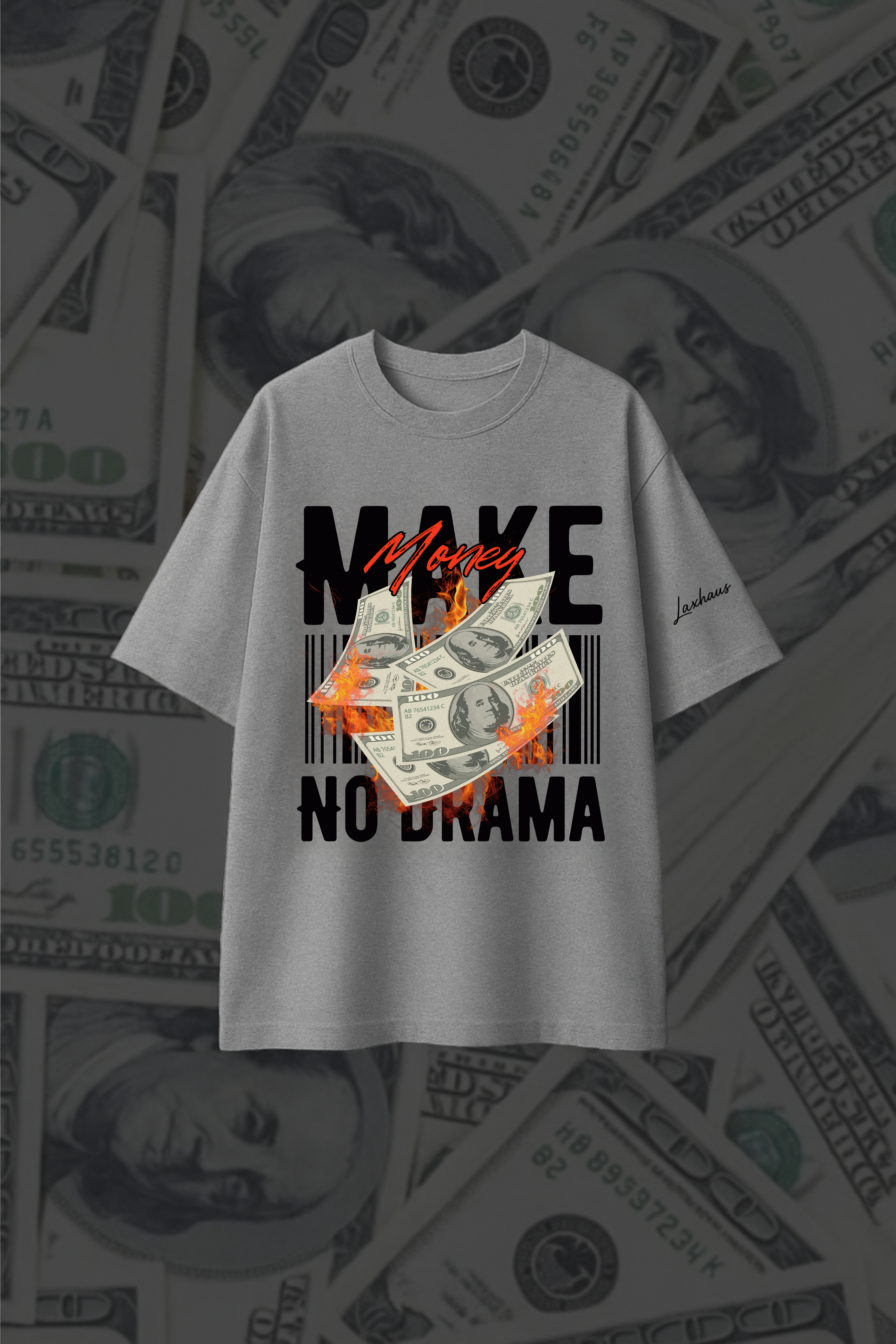 "HUSTLEHEAT" Unisex Oversized Classic T-Shirt