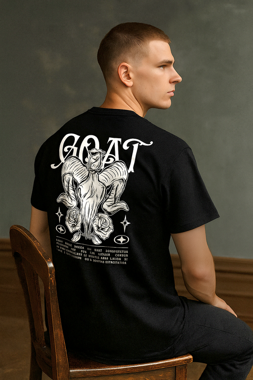 "GOATLINE 001" Unisex Oversized Classic Tshirt